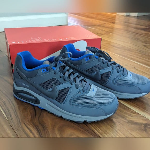 Nike Air Max Command Ashen Slate / Thunder Blue Size 12.5 Nwt❤️ - Picture 3 of 7